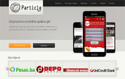 ParticleApps.com dizajn