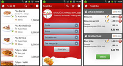Tanjir.ba, grupne screenshot andorid aplikacije